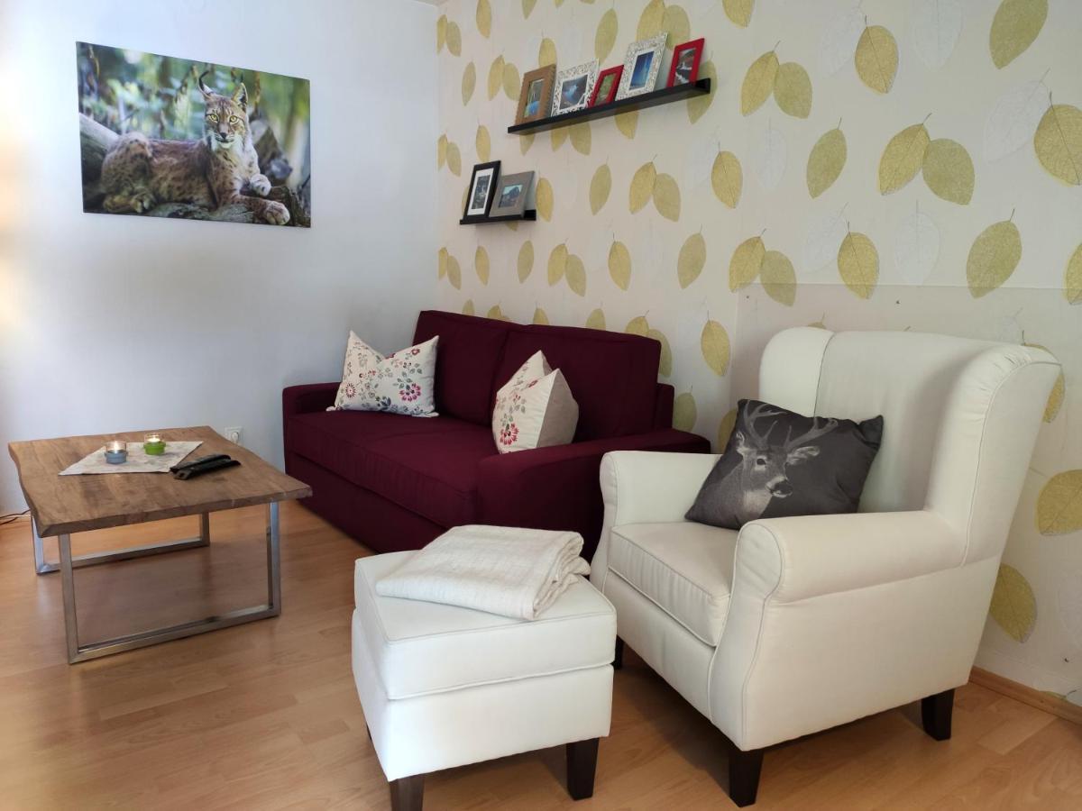 Ferienwohnung Harzluchs Mit Balkon, Netflix Und Sauna Im Haus